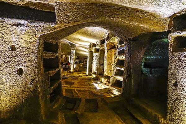 San Gennaro catacombs Naples Italy